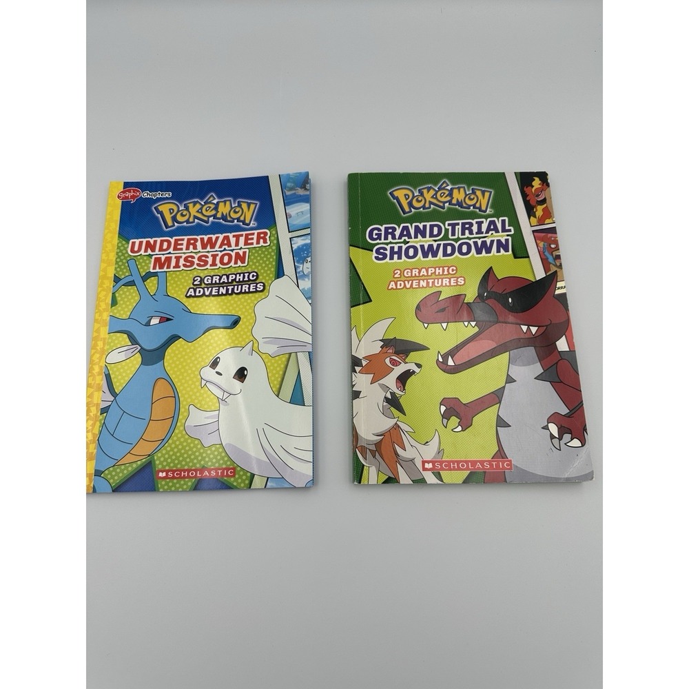 POKEMON Grand Trial Showdown/ Underwater Mission Graphic adventures Books Comics